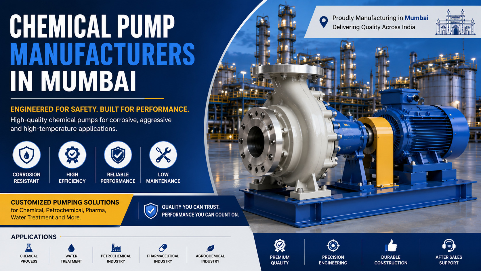 chemical pump manufacturers in mumbai